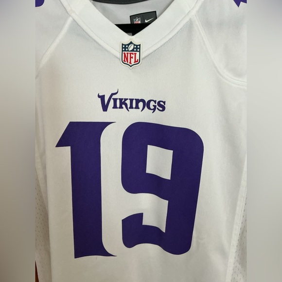 Nike Minnesota Vikings Adam Thielen #19 Jersey Size Medium White NFL Football - Picture 10 of 13